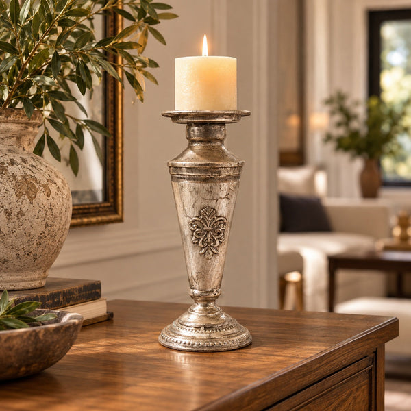 Candelabro Maxi Plateado