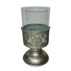 Candelabro plateado