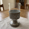 Candelabro plateado