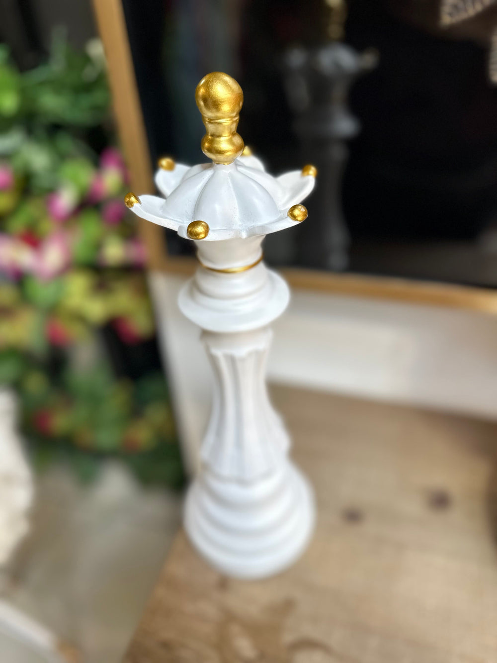 Ajedrez Reina Blanca CASONA DECO