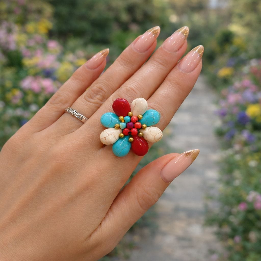Anillo Jacinta Multicolor CASONA DECO anillo