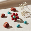 Anillo Keira coral
