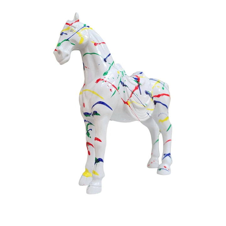 Caballo Blanco Multicolor CASONA DECO animales