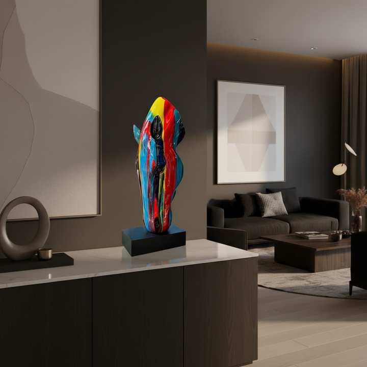 Caballo colores base negra M