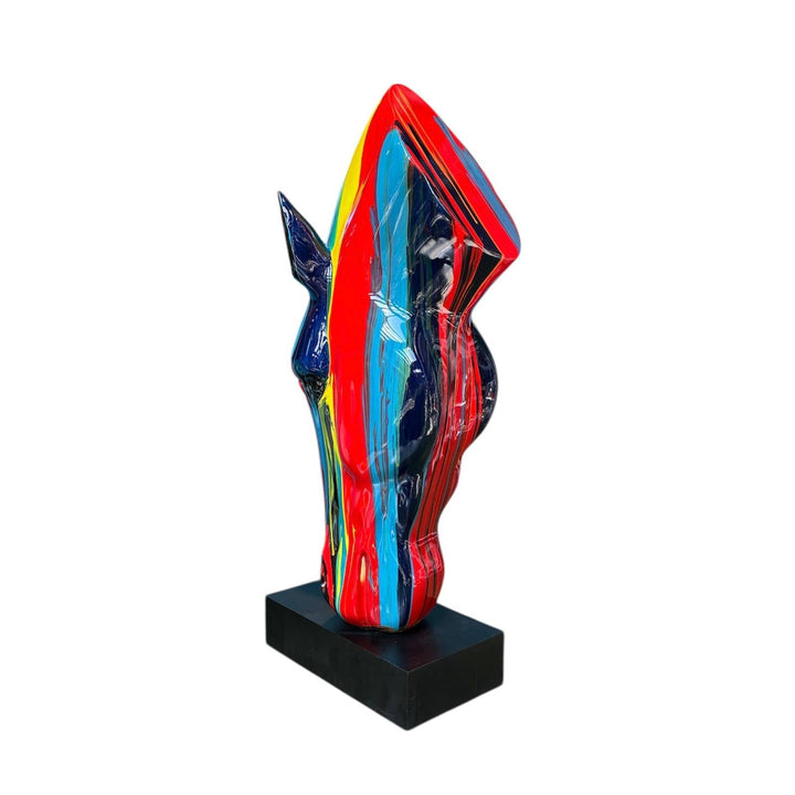 Caballo colores base negra M CASONA DECO animales