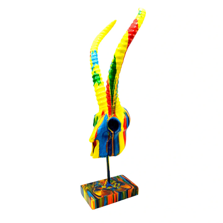 Craneo Antilope Multicolor CASONA DECO animales