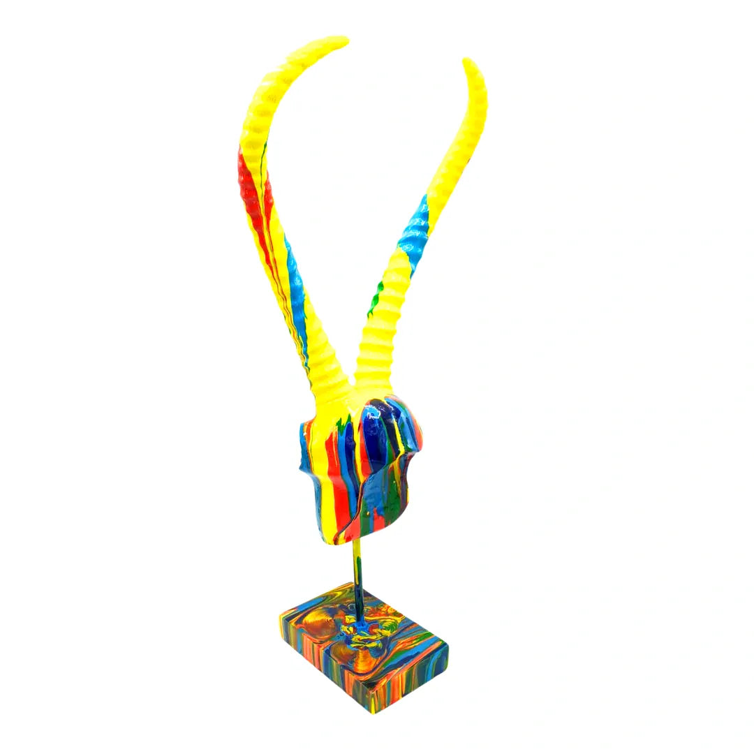 Craneo Antilope Multicolor CASONA DECO animales