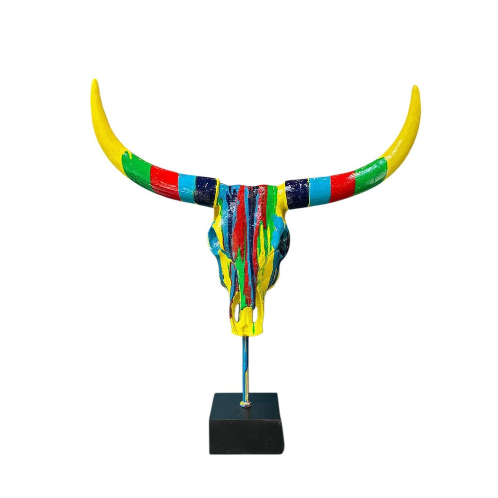 Cráneo de Toro Multicolor CASONA DECO animales