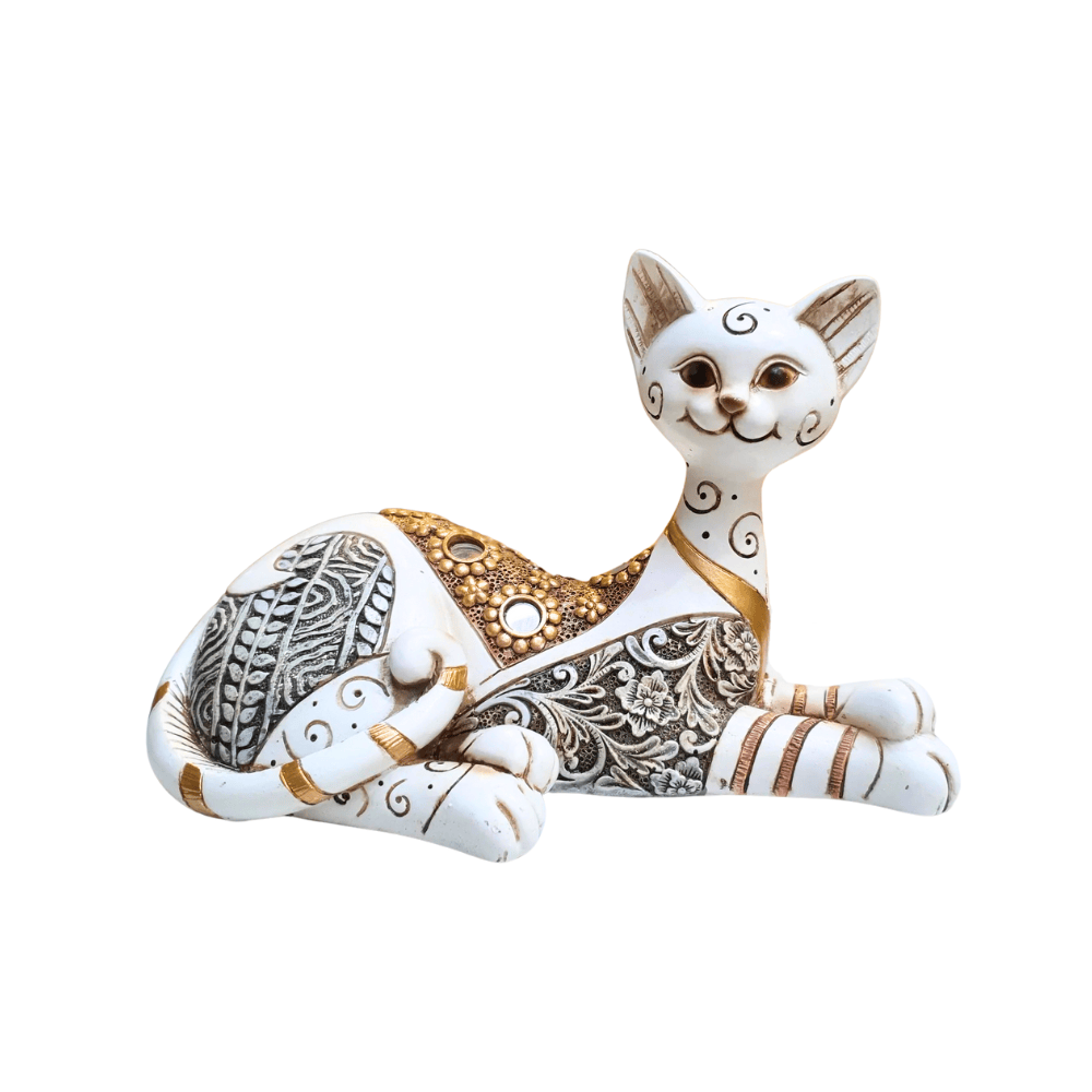 Gato con diseños L CASONA DECO animales