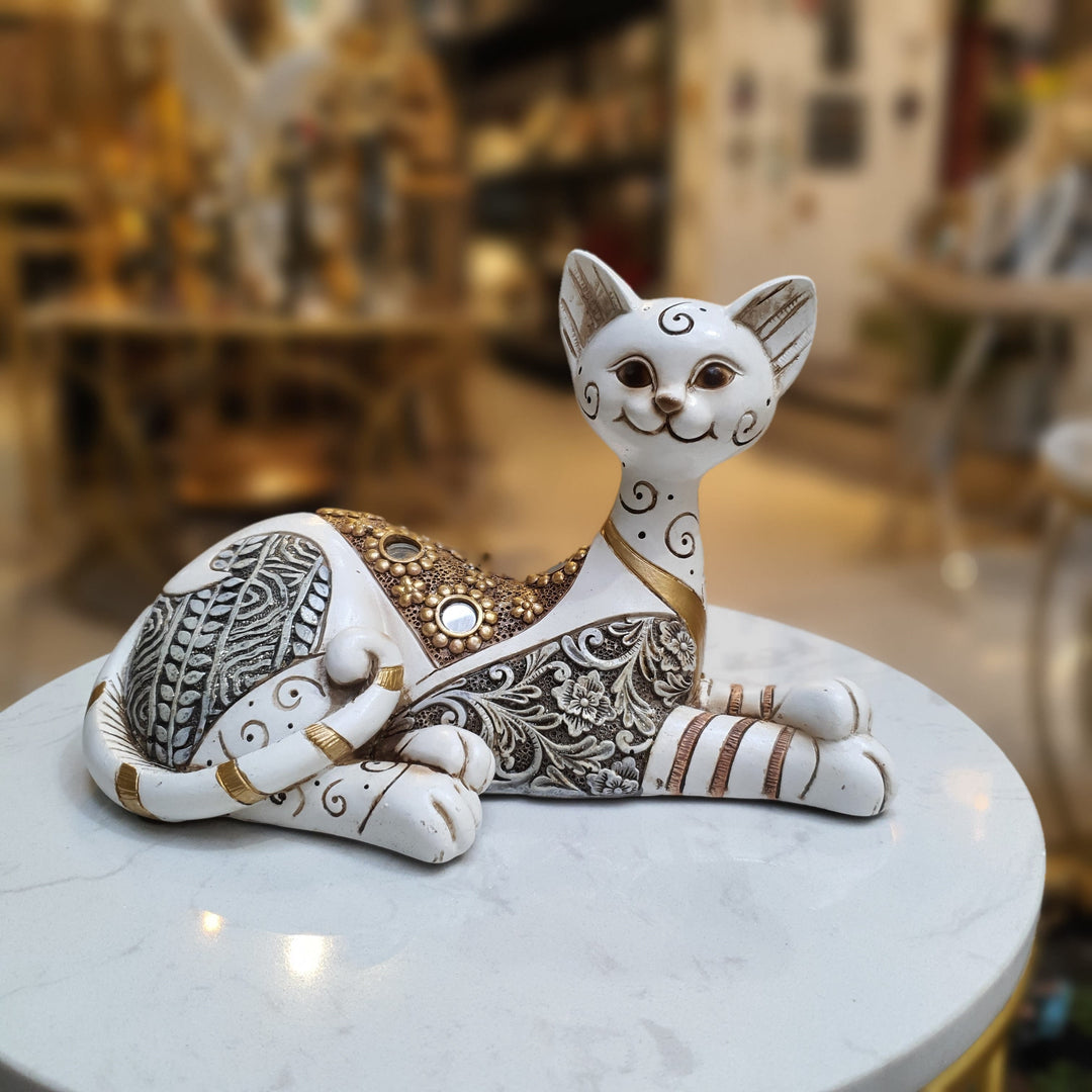 Gato con diseños L CASONA DECO animales