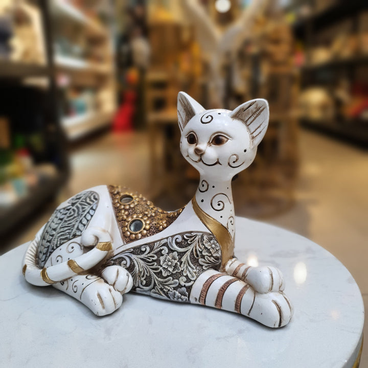 Gato con diseños L CASONA DECO animales