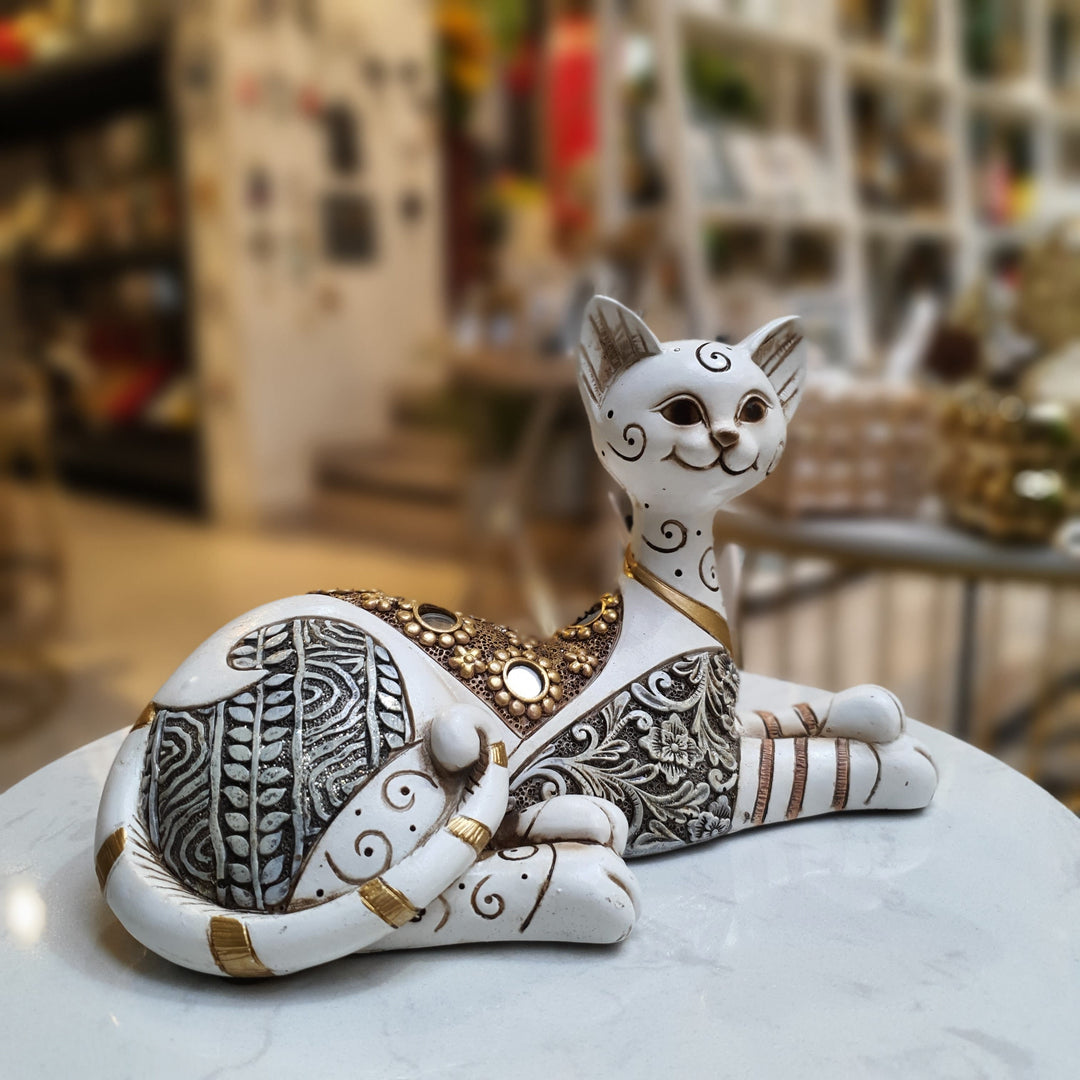 Gato con diseños L CASONA DECO animales