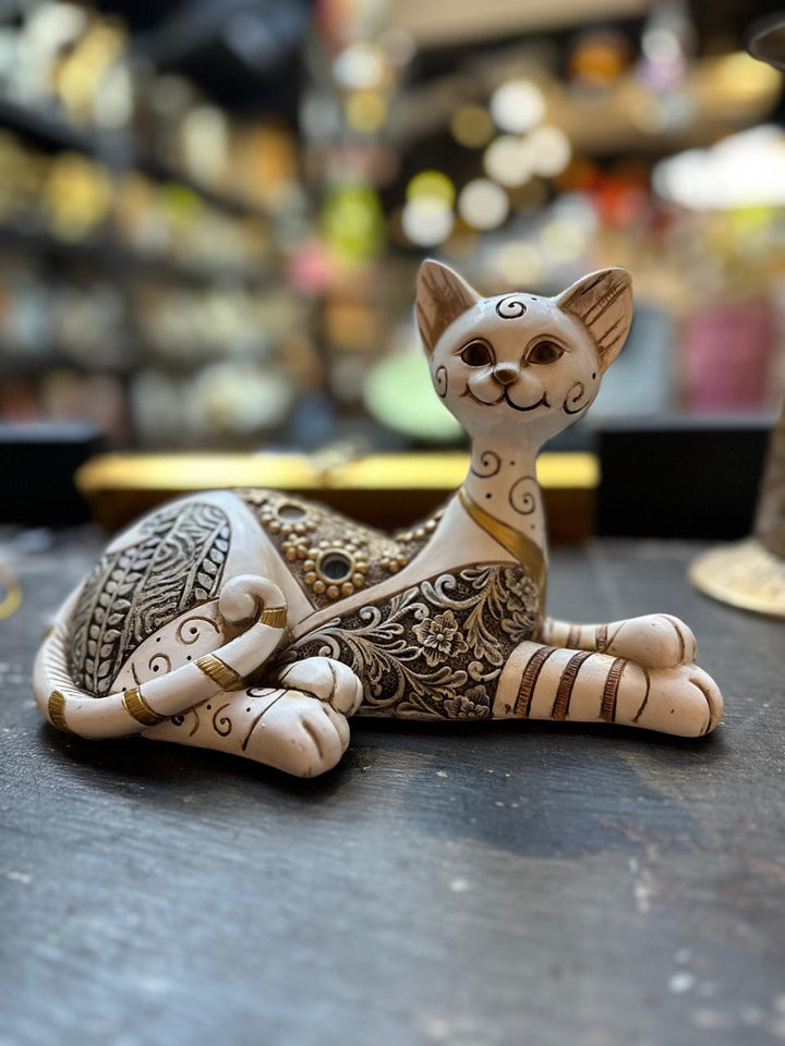 Gato con diseños L CASONA DECO animales
