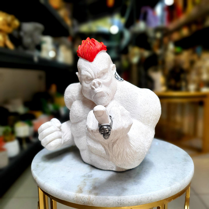 Gorila blanco decorativo CASONA DECO animales
