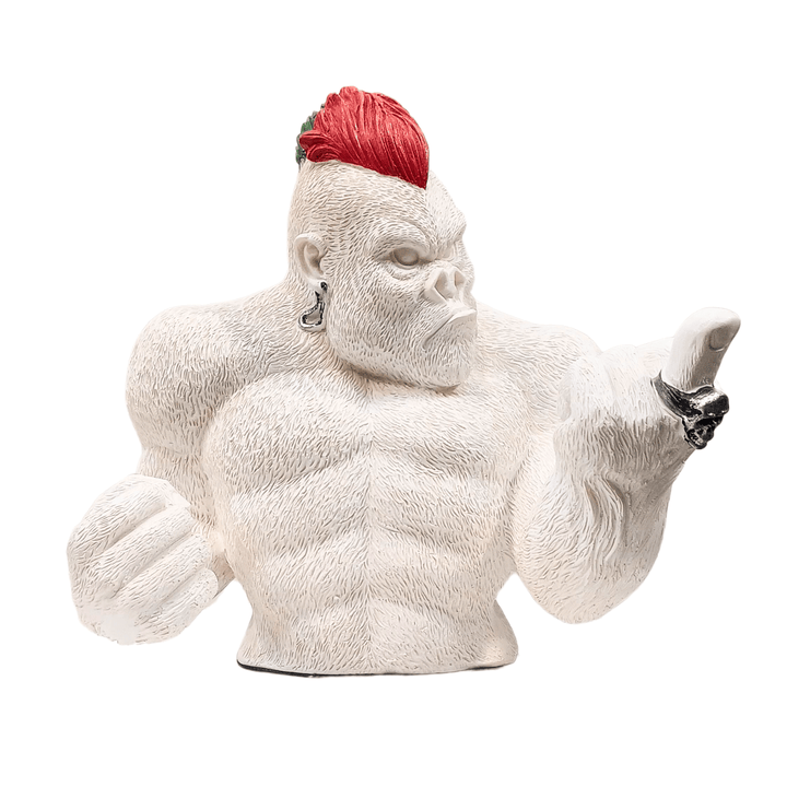 Gorila blanco decorativo CASONA DECO animales