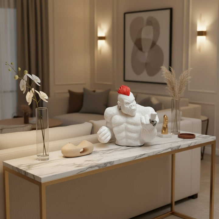 Gorila blanco decorativo CASONA DECO animales