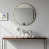 Leopardo decorativo Geométrico Blanco