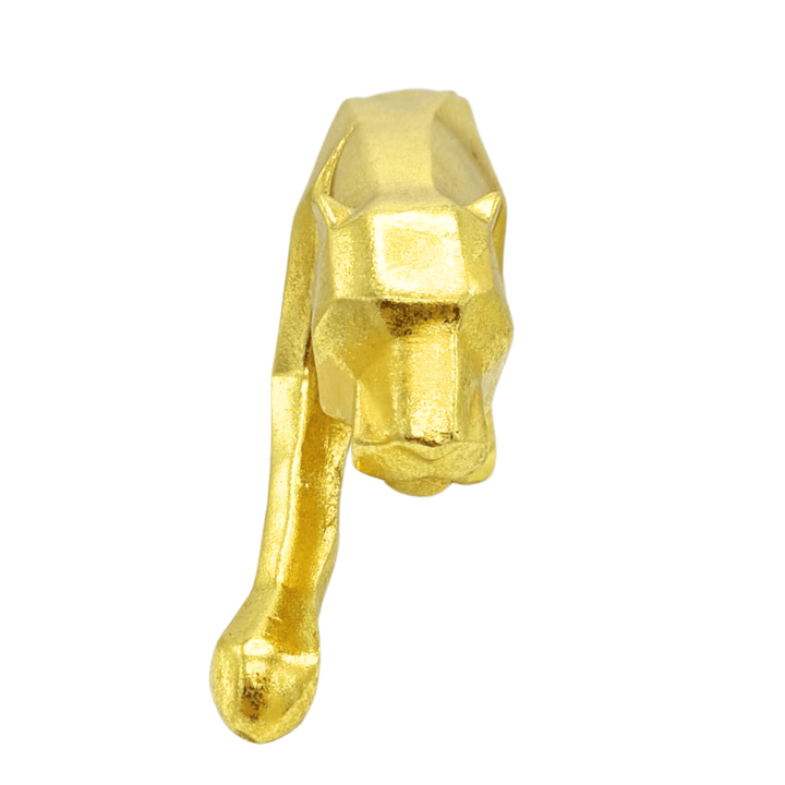 Leopardo decorativo Geometrico Dorado S CASONA DECO animales