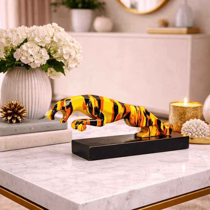 Leopardo decorativo multicolor CASONA DECO animales