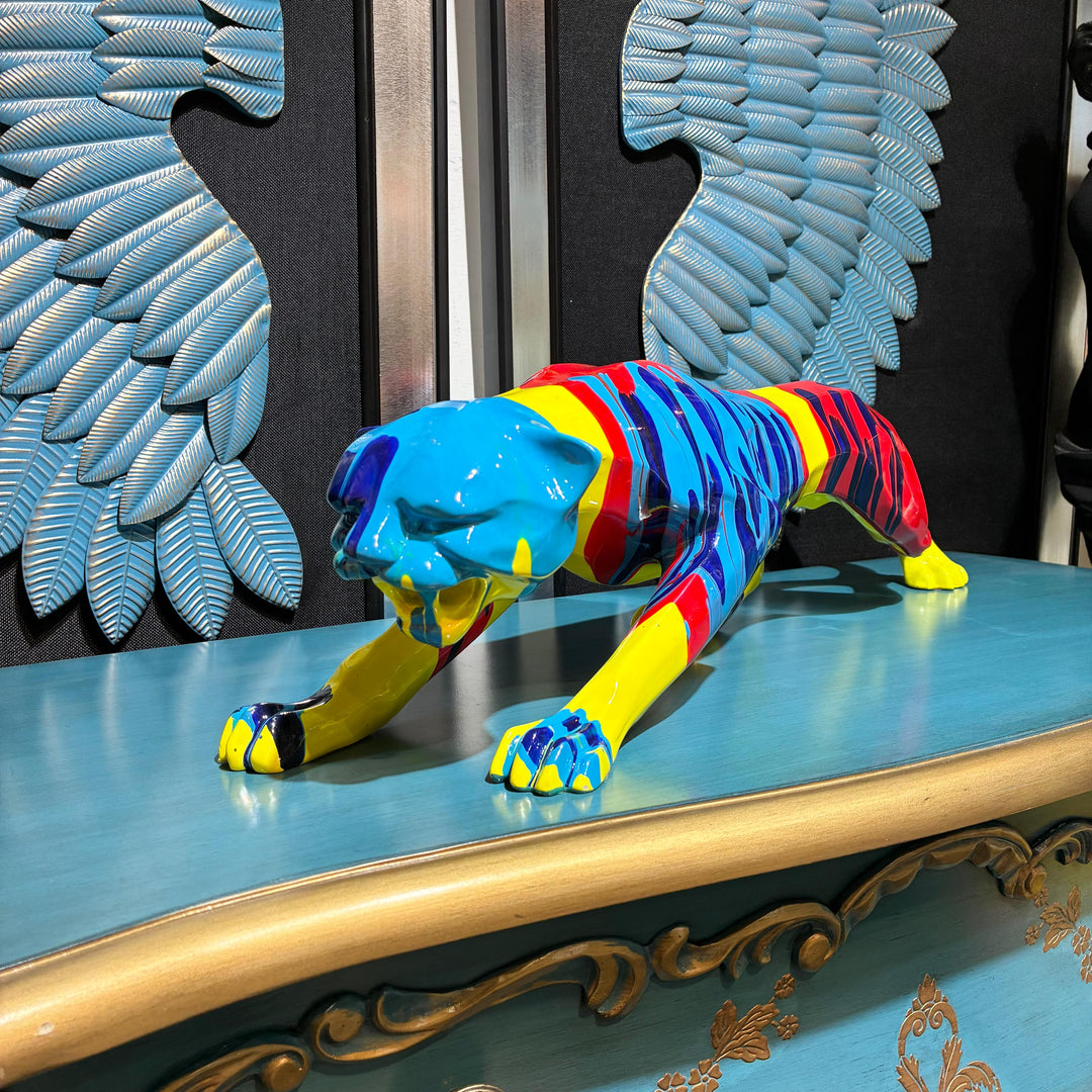 Leopardo decorativo Multicolor L CASONA DECO animales
