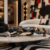 Leopardo Negro Multicolor Xl