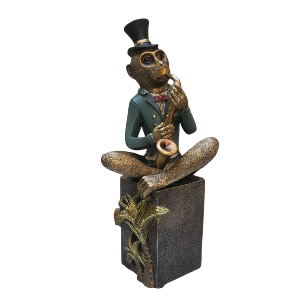 Mono decorativo tocando el Saxofon M CASONA DECO animales