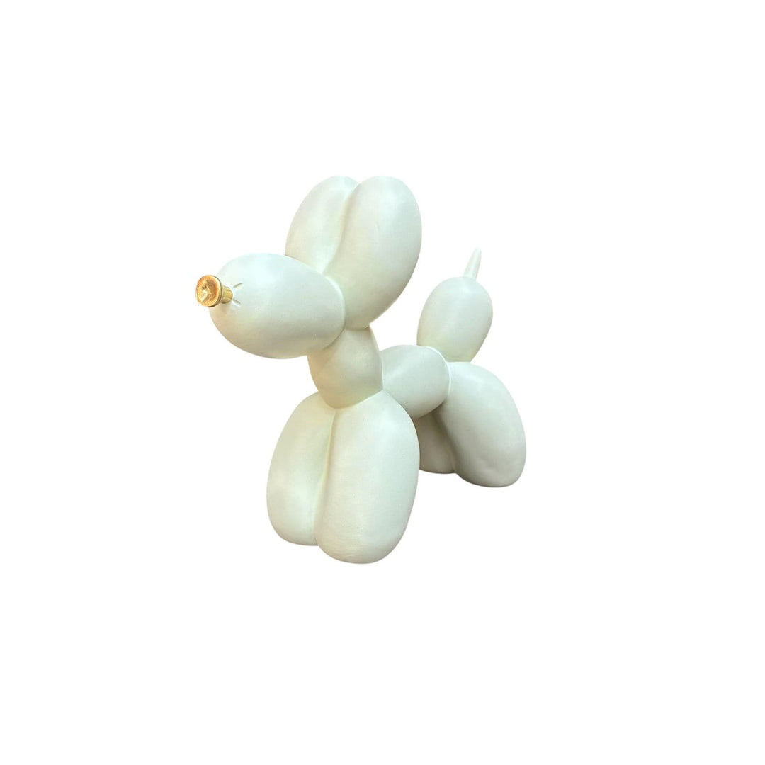 Perro Globo Beige Nudo Dorado CASONA DECO animales