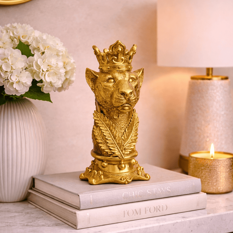 Rey Leopardo decorativo CASONA DECO animales