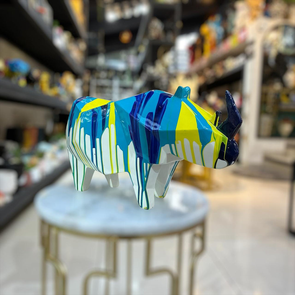 Rinoceronte Geo Multicolor CASONA DECO animales