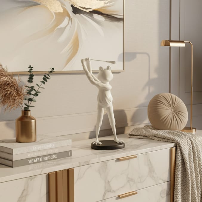 Sapo Golf 2 Blanco CASONA DECO animales