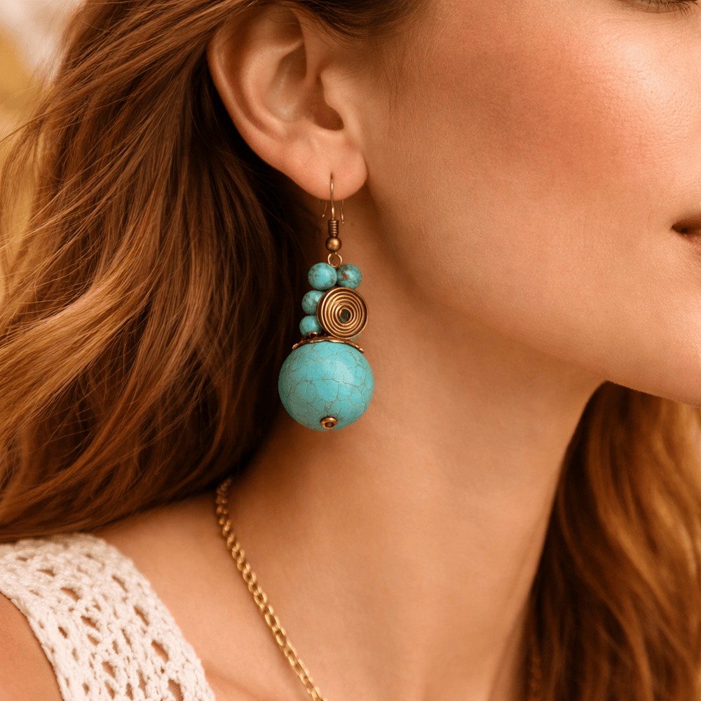 Aros Amed turquesa CASONA DECO Aros