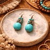 Aros Amed turquesa