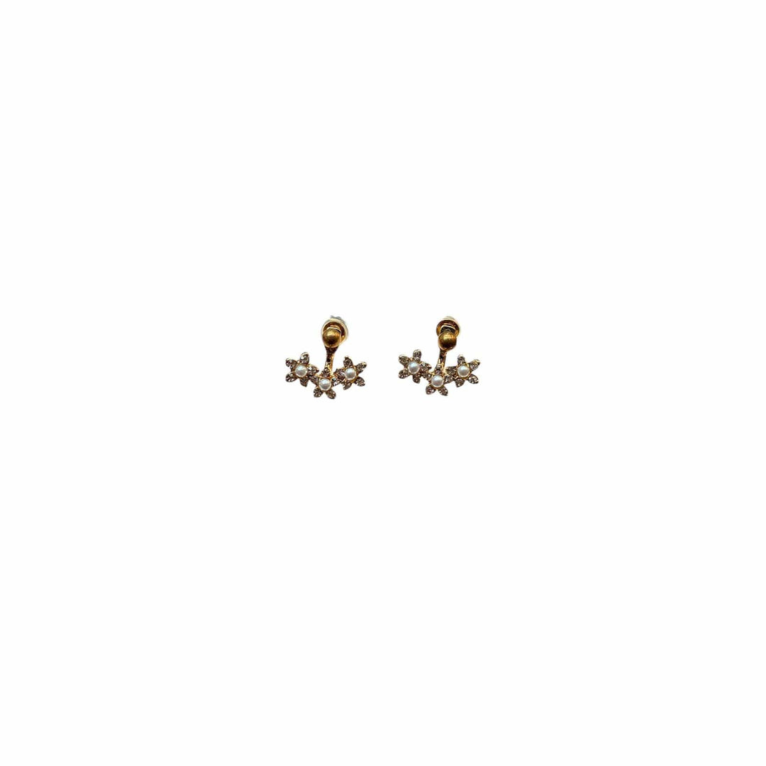 Aros Flor Dorada CASONA DECO Aros