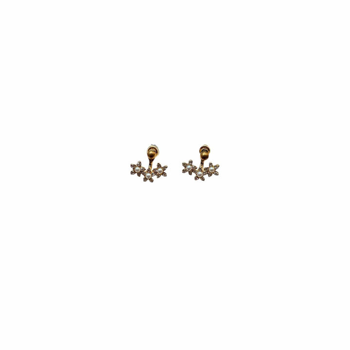 Aros Flor Dorada CASONA DECO Aros