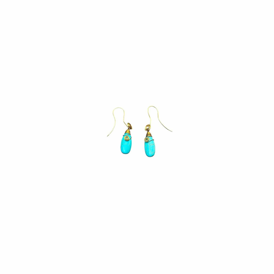 Aros Josefa Turquesa CASONA DECO Aros
