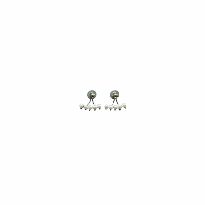 Aros Perla plateados CASONA DECO Aros
