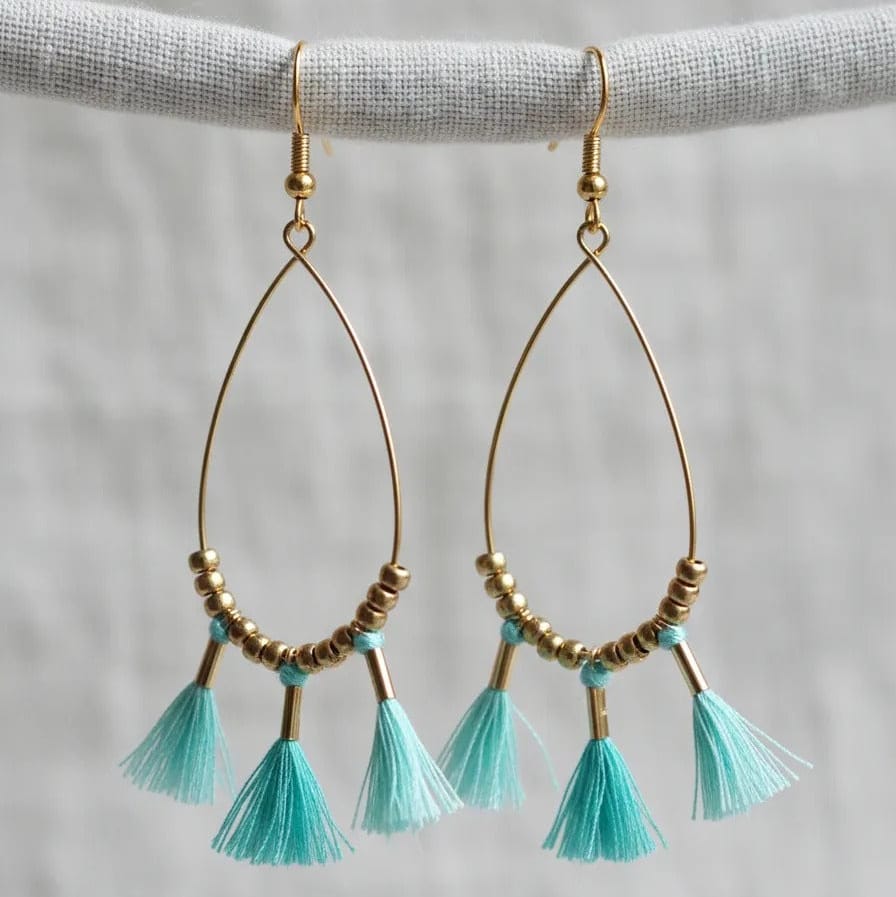 Aros Roxy Turquesa CASONA DECO Aros