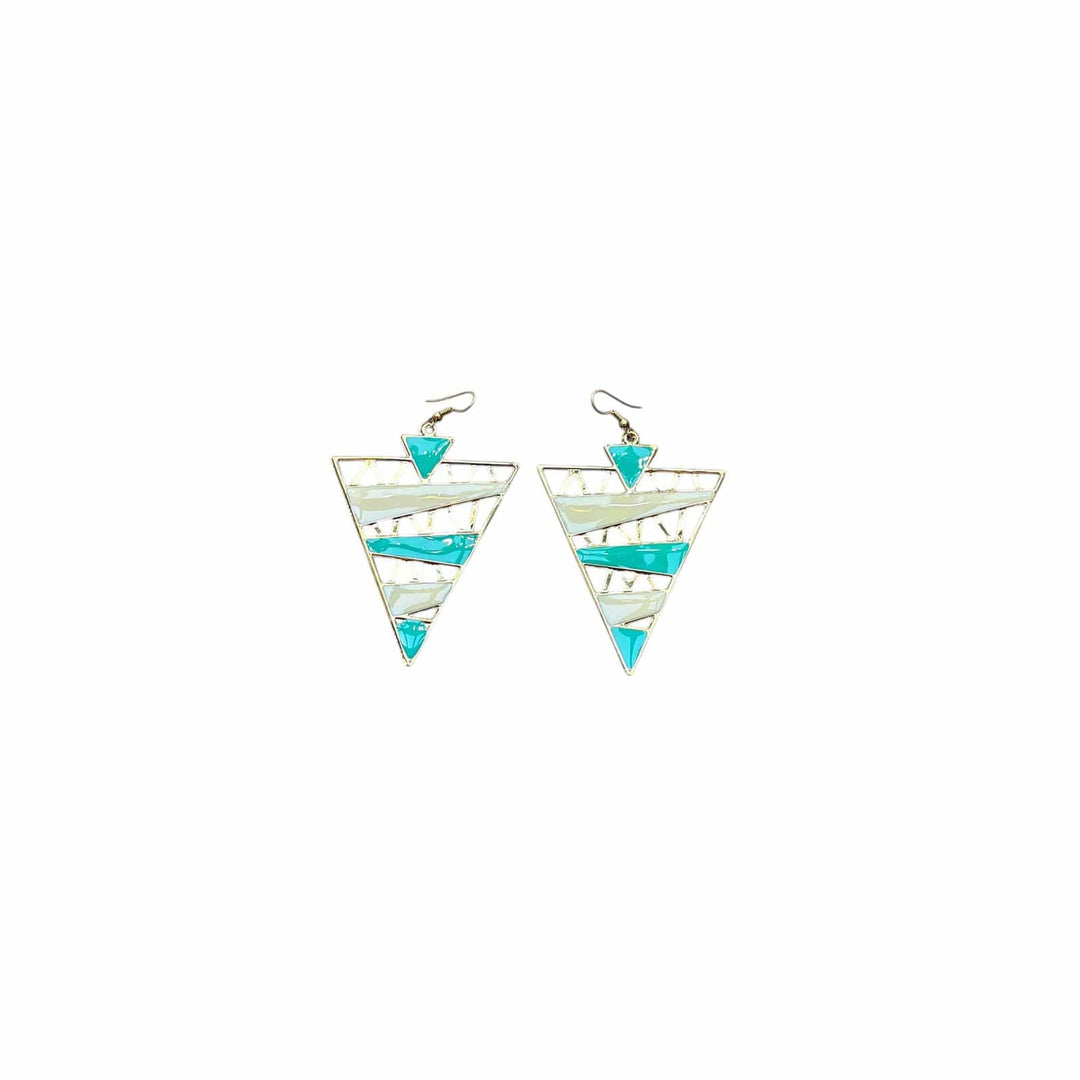 Aros Valentina turquesa CASONA DECO Aros