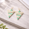 Aros Valentina verde agua