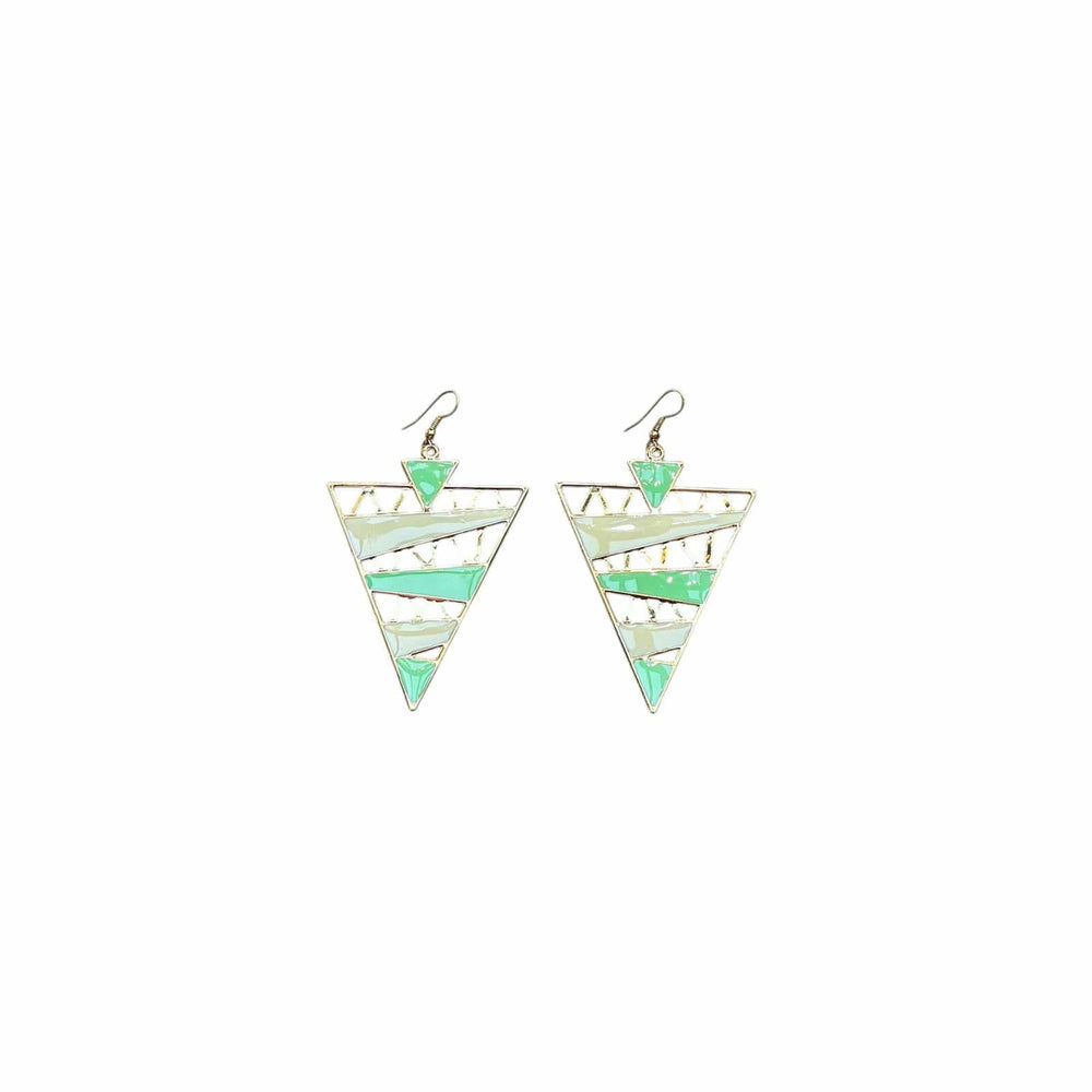 Aros Valentina verde agua CASONA DECO Aros