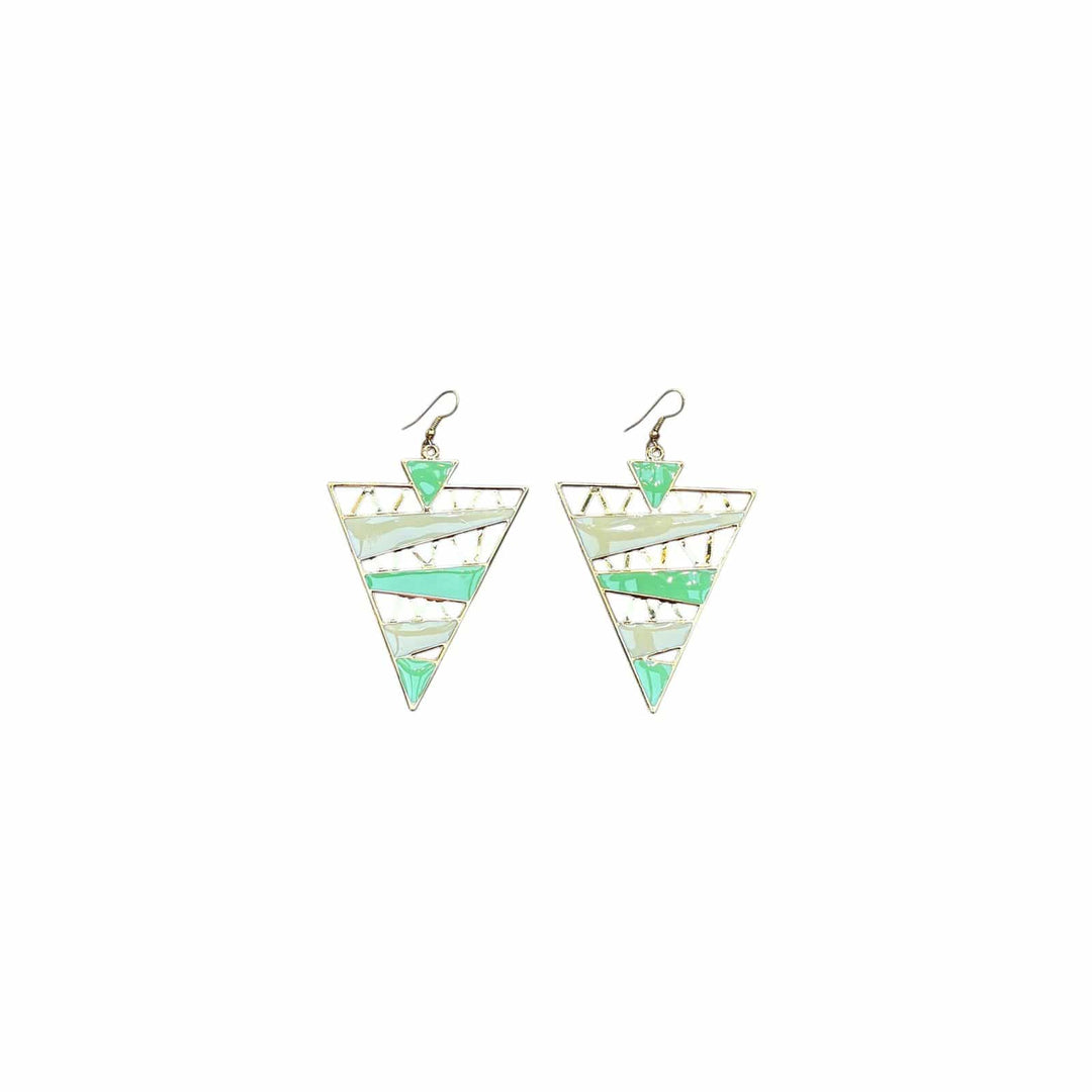 Aros Valentina verde agua CASONA DECO Aros