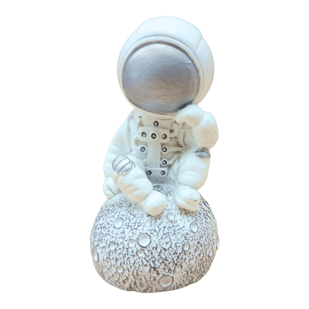 Astronauta Pensando plateado CASONA DECO