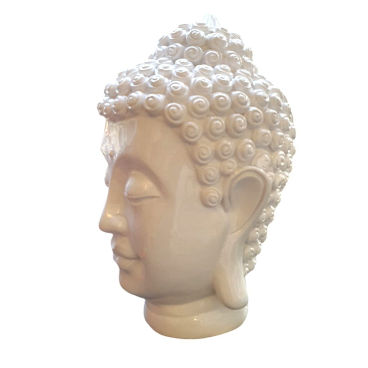 Cabeza buda Blanco Grande CASONA DECO buda