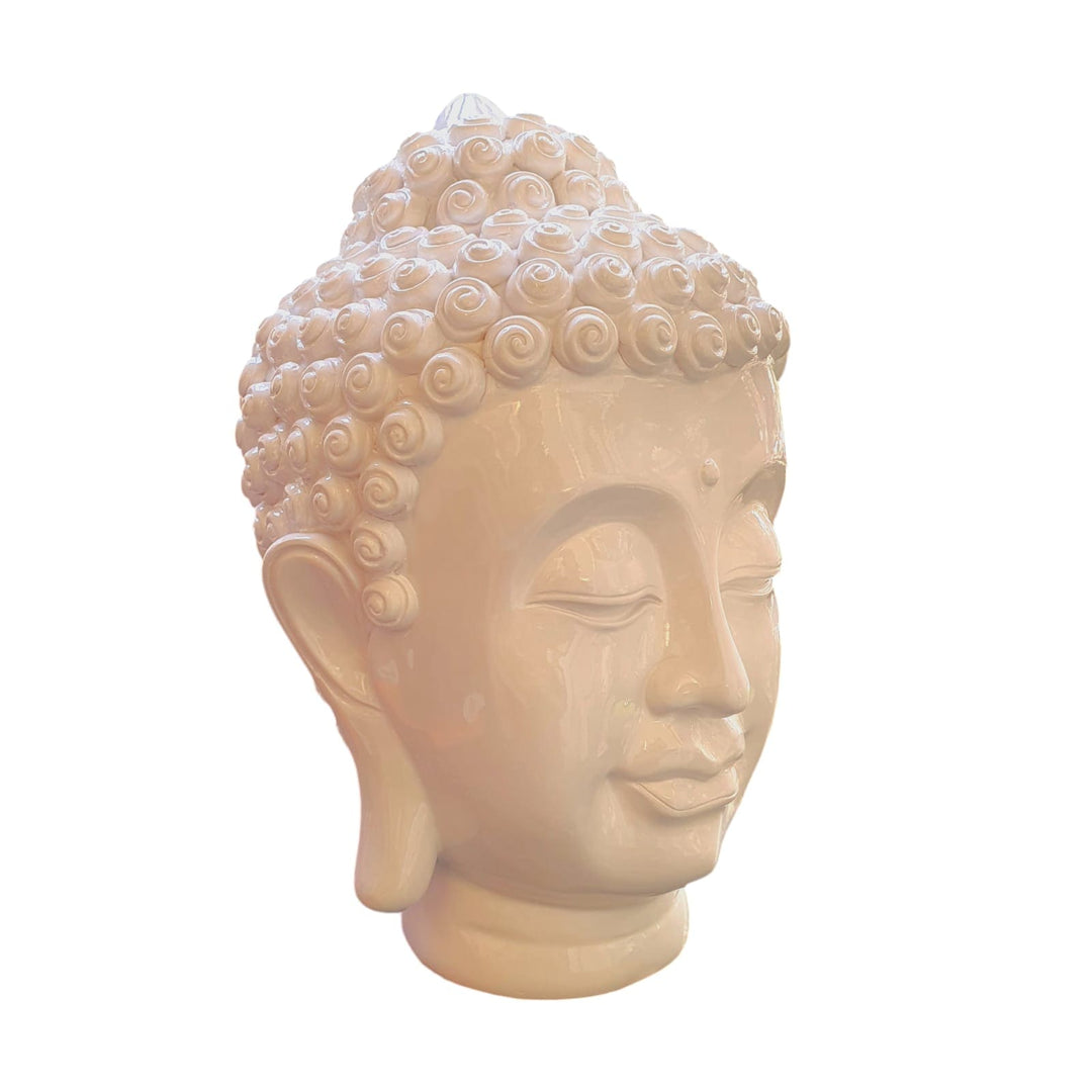 Cabeza buda Blanco Grande CASONA DECO buda
