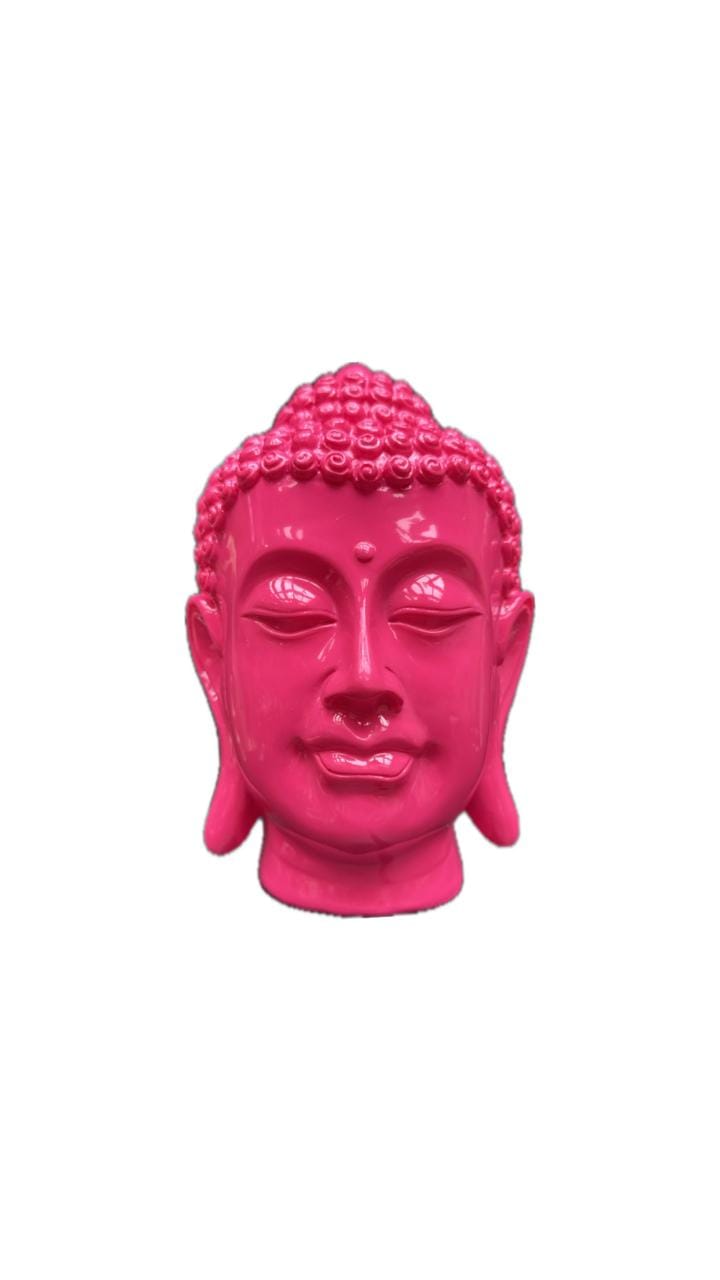 Cabeza buda rosa CASONA DECO buda