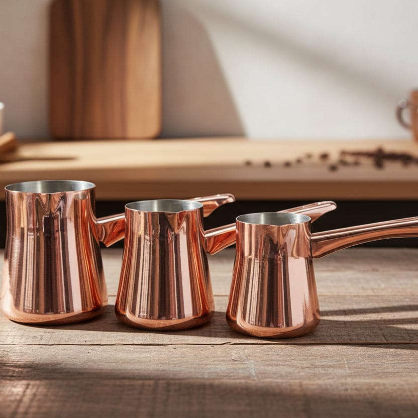 Cafeteras Turcas color Cobre CASONA DECO cocina