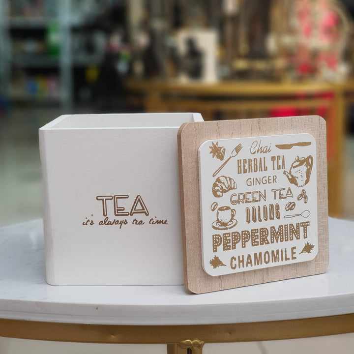 Caja Tea Blanco CASONA DECO cocina