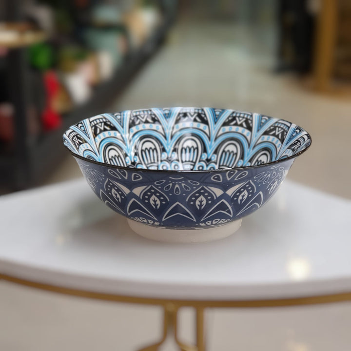 Ensaladera Mandala Celeste CASONA DECO cocina