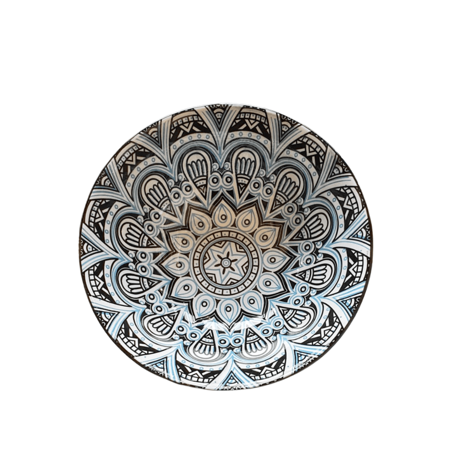 Ensaladera Mandala Celeste CASONA DECO cocina