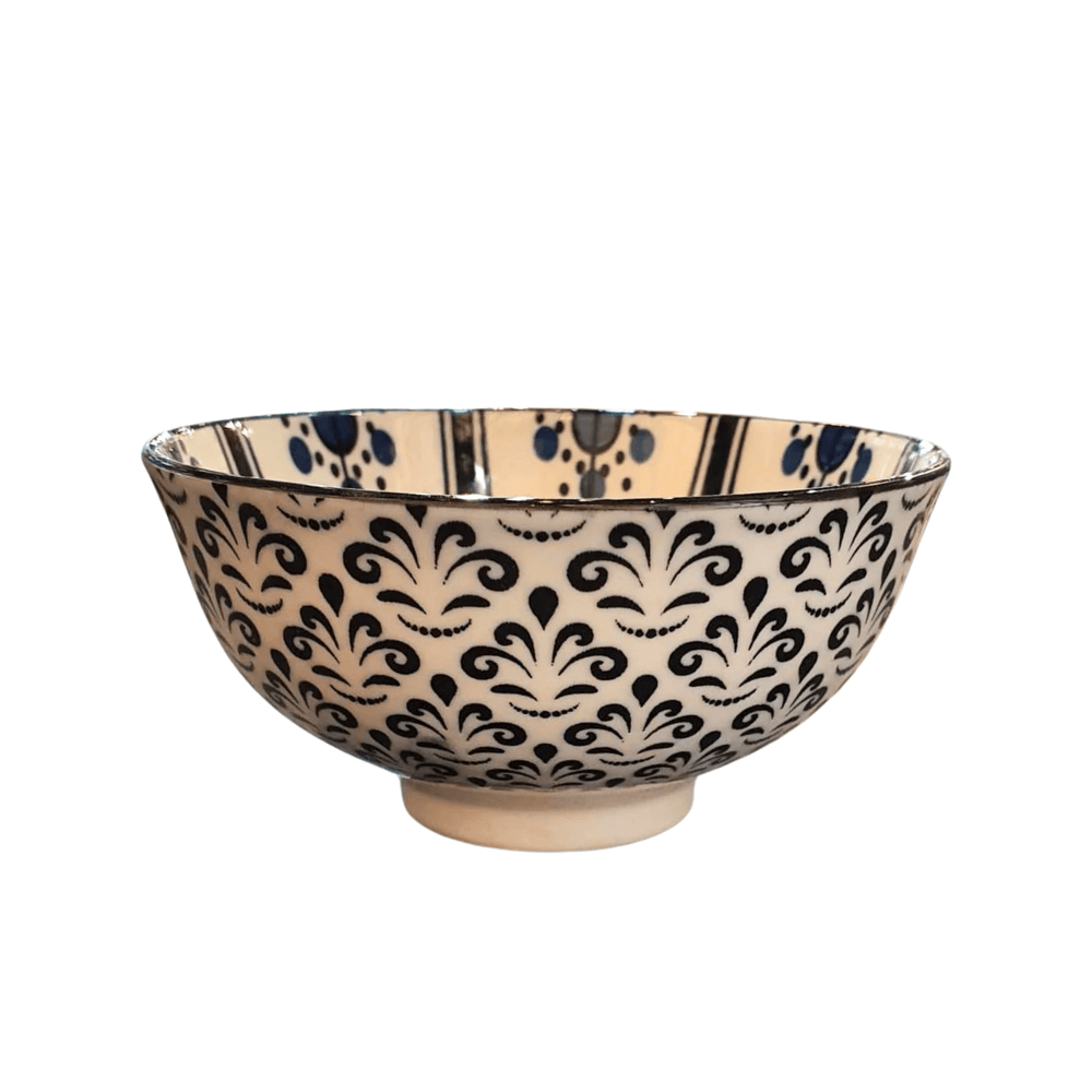 Pocillo Azul con blanco CASONA DECO cocina